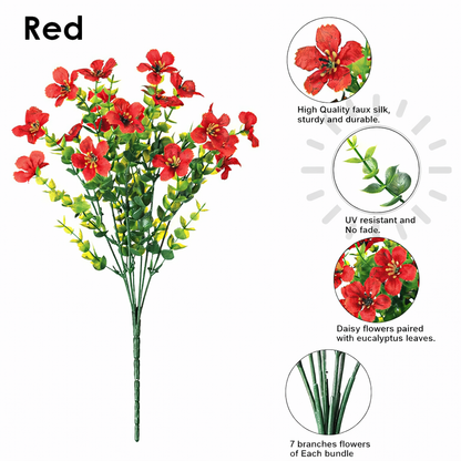 Realistic UV-Resistant Outdoor Flowers – Zero Maintenance