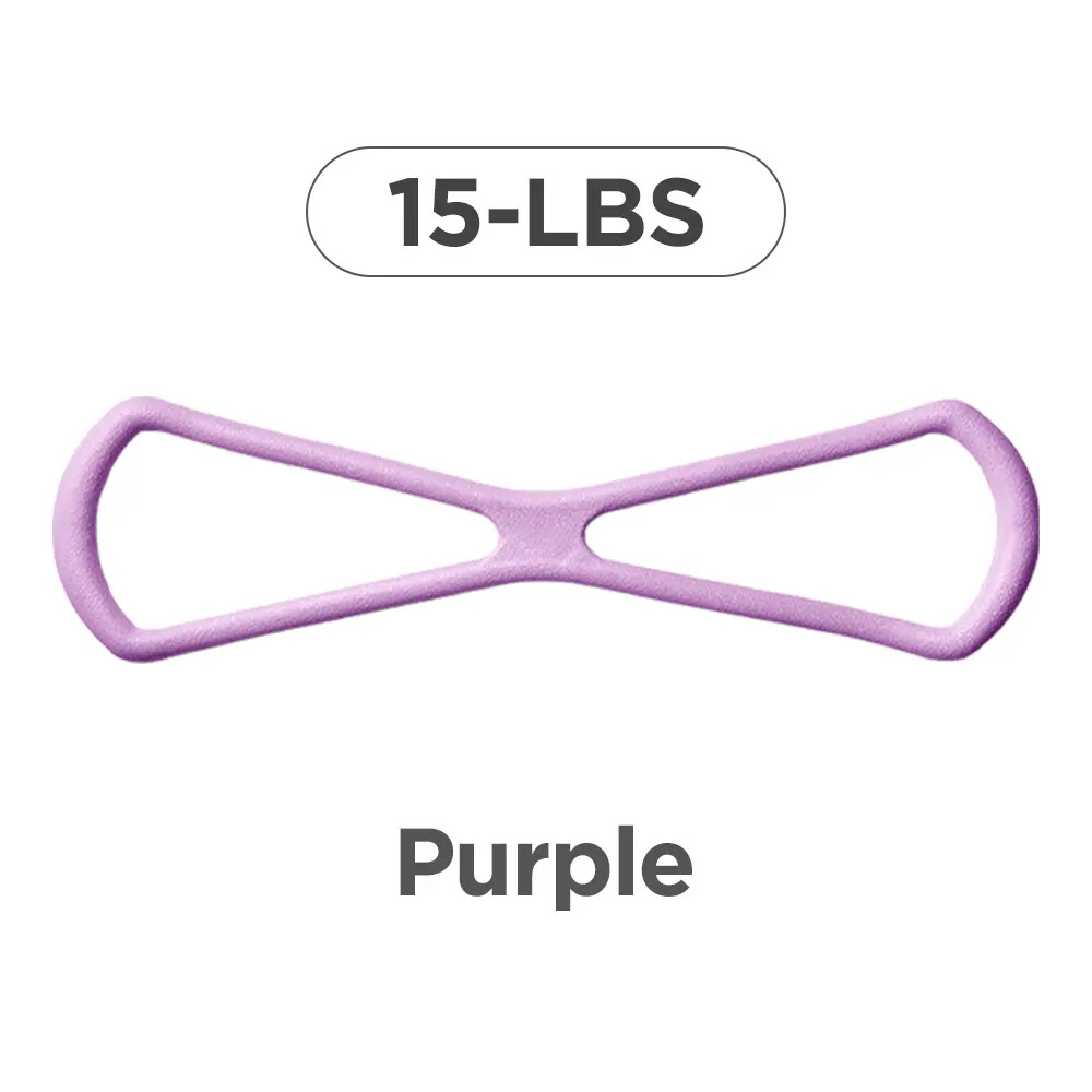 8-Shape Resistance Band  with Comfort Massage Grip