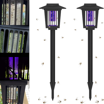 Solar Mosquito Zapper Light – Outdoor Garden Stake Lamp