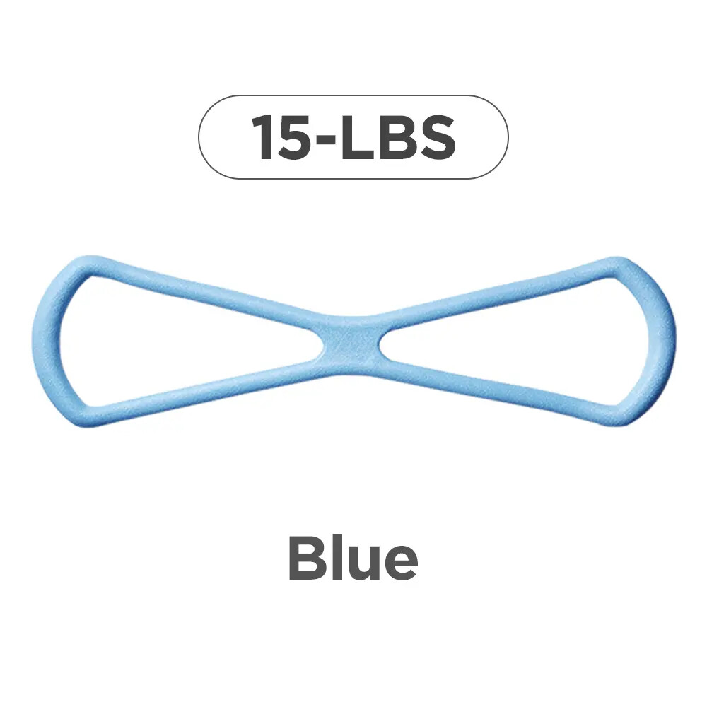 8-Shape Resistance Band  with Comfort Massage Grip