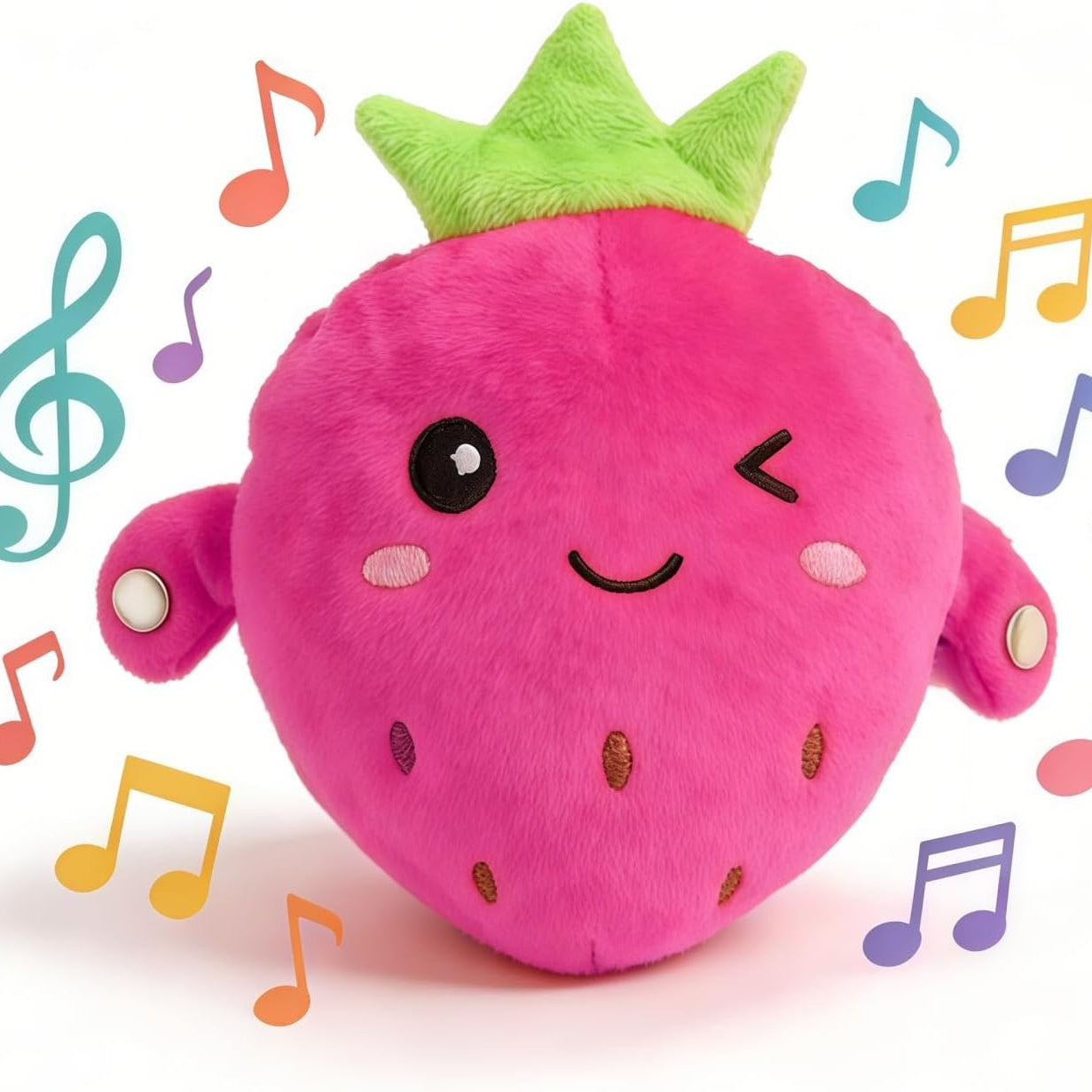 Fruit Rhythm Interactive Toy – Musical Plush for Kids