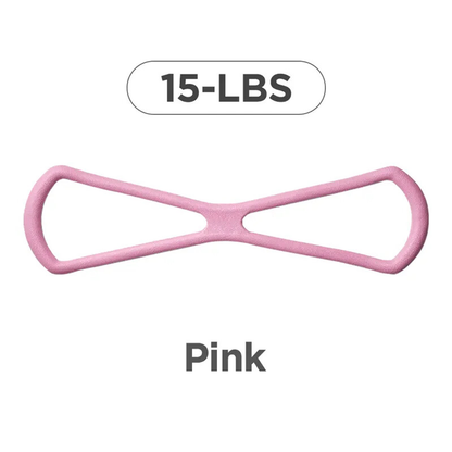 8-Shape Resistance Band  with Comfort Massage Grip