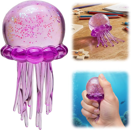 Jellyfish Squeeze Stress Ball – Soft Sensory Fidget Toy