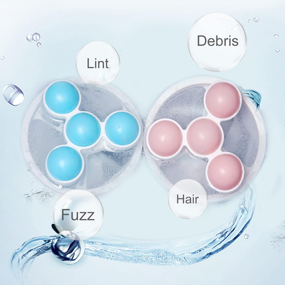 Washing machine filter bag hair remover