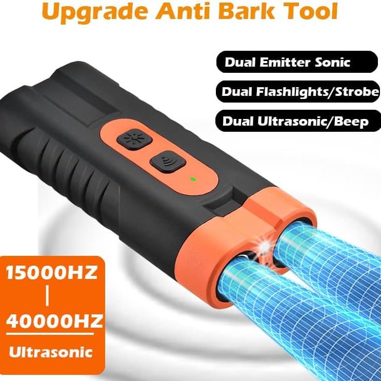 Ultrasonic Dog Bark Control Device – Portable Training Tool for Indoor & Outdoor Use