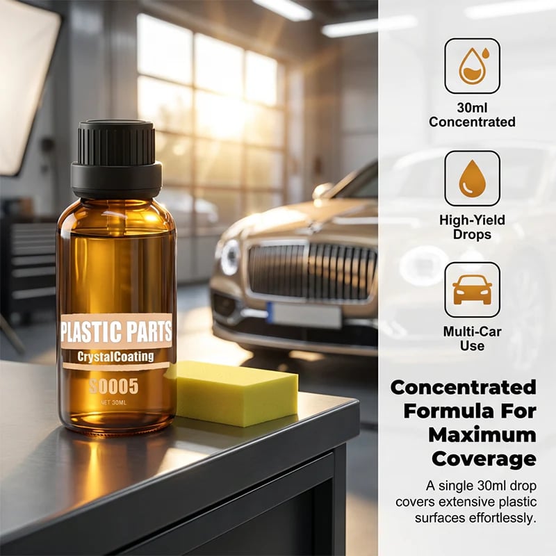 2026 New Upgrade Car Plastic Parts Crystal Coating Restorer