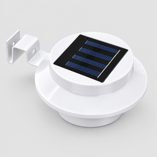 Solar Fence Lights – Waterproof Dusk-to-Dawn Outdoor Lights for Deck, Garden & Railing 3-Pack