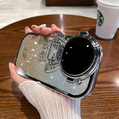 Cosmo Shield Astronaut Glitter iPhone Case With Lens Protection