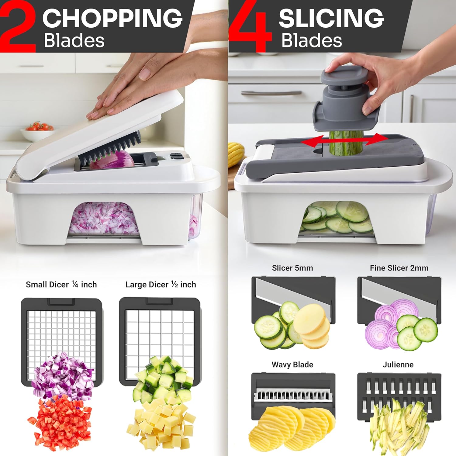 Essential Kitchen Vegetable Chopper-HZ