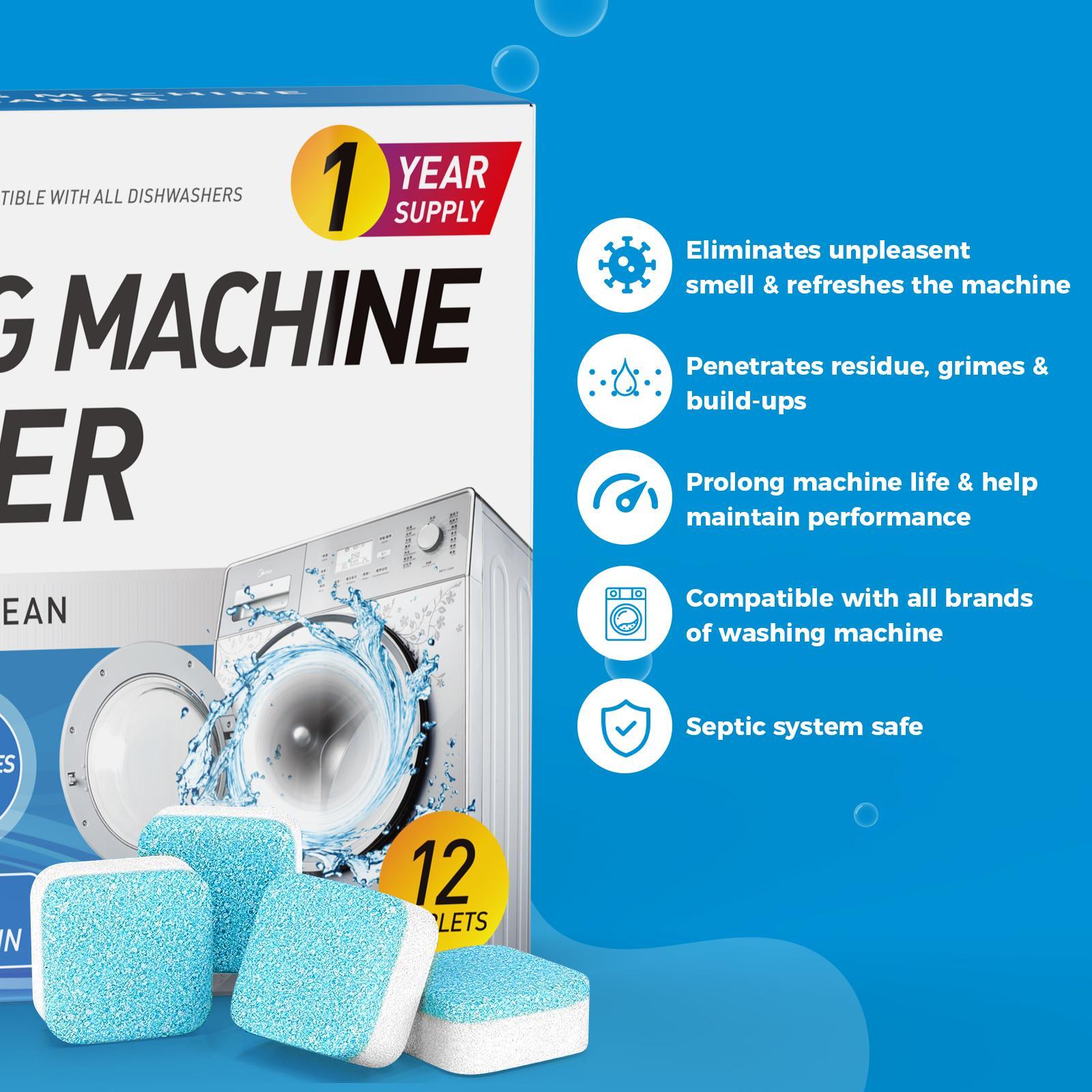 Washing Machine Cleaner Tablets Powerful Descaler