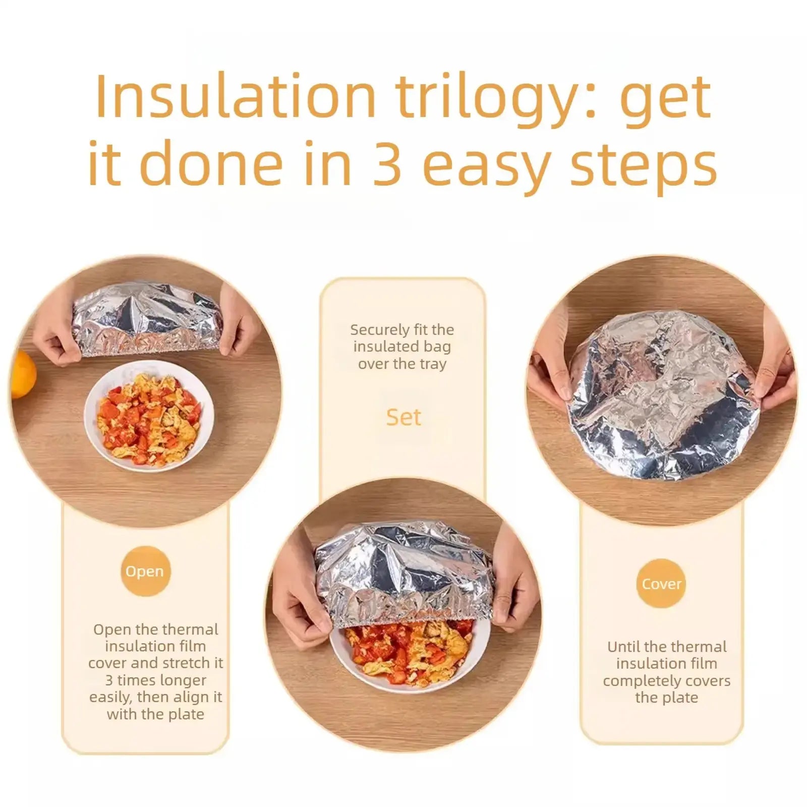 🌟Aluminum Foil Heat-Retaining Cover🌟