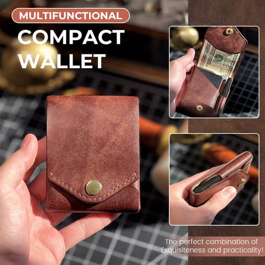 Handmade Multifunctional Compact Wallet