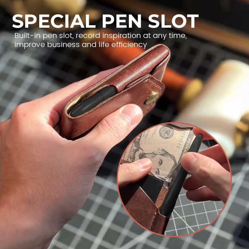 Handmade Multifunctional Compact Wallet