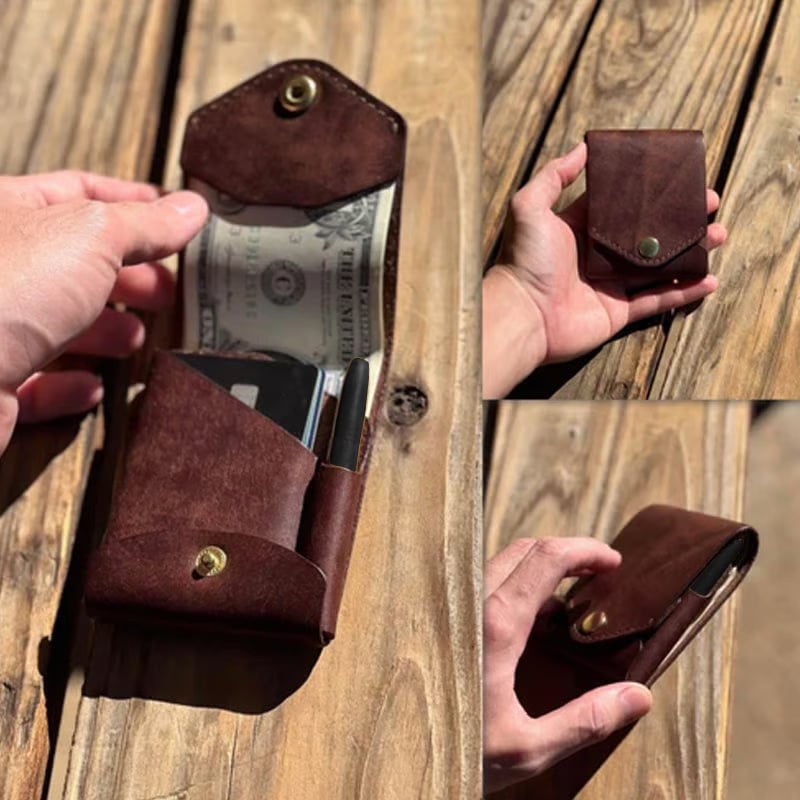 Handmade Multifunctional Compact Wallet