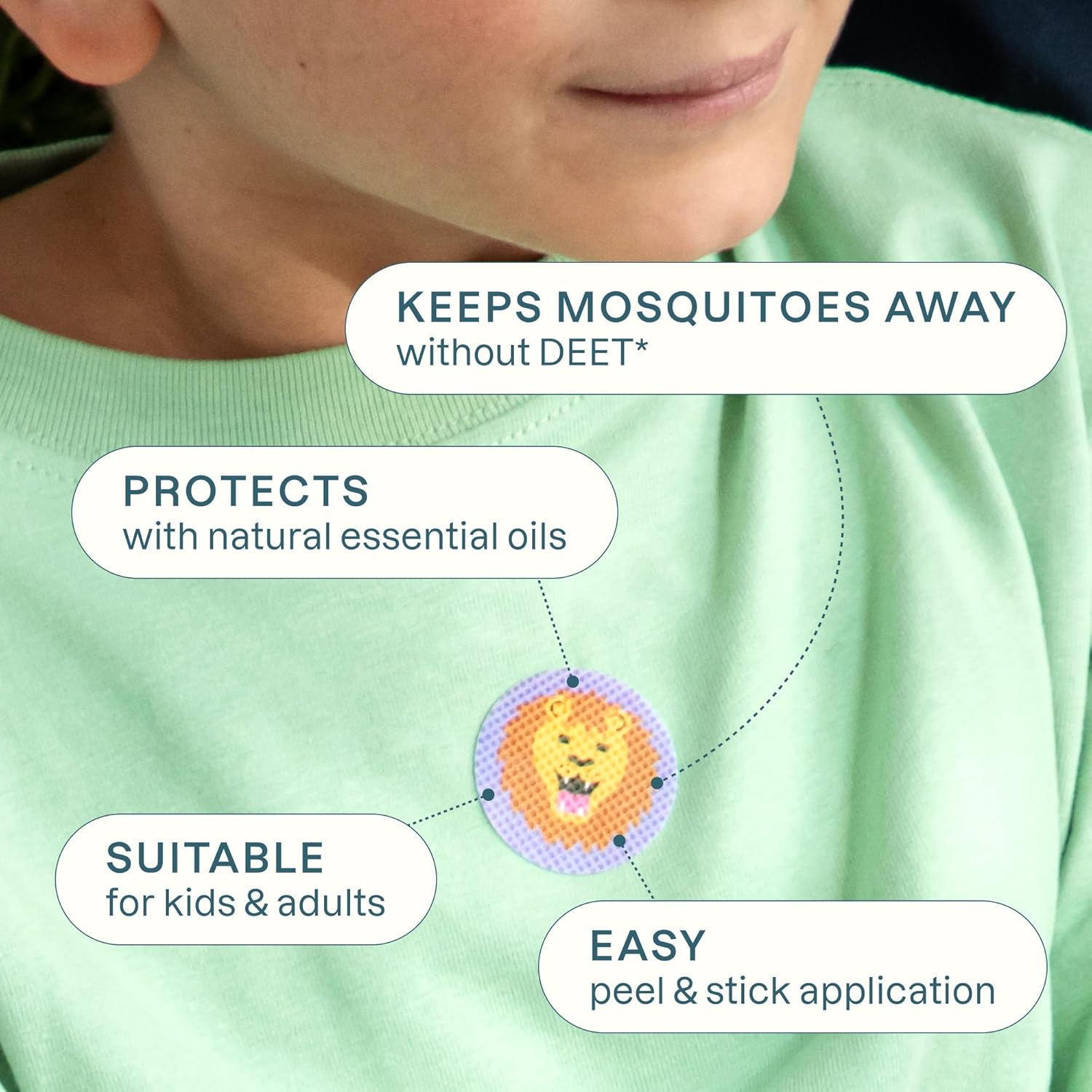 Mosquito Repellent Cartoon Patches for Kids & Adults