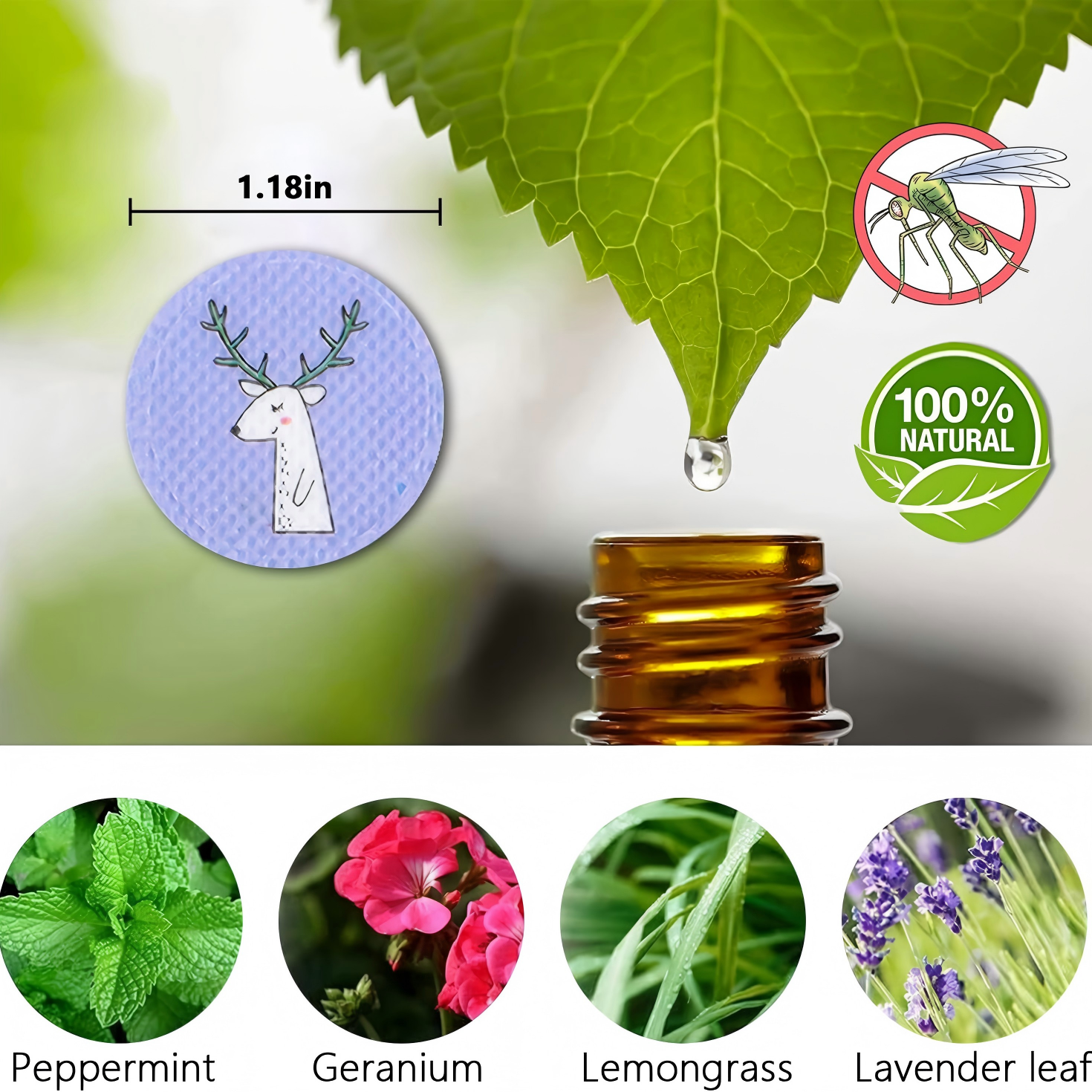 Mosquito Repellent Cartoon Patches for Kids & Adults