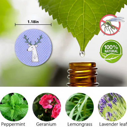 Mosquito Repellent Cartoon Patches for Kids & Adults