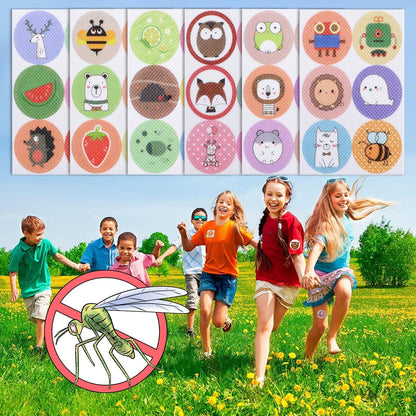 Mosquito Repellent Cartoon Patches for Kids & Adults