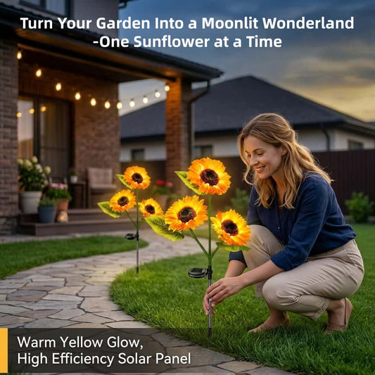 🌻Sunflower Solar Powered Lights for Garden