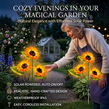🌻Sunflower Solar Powered Lights for Garden