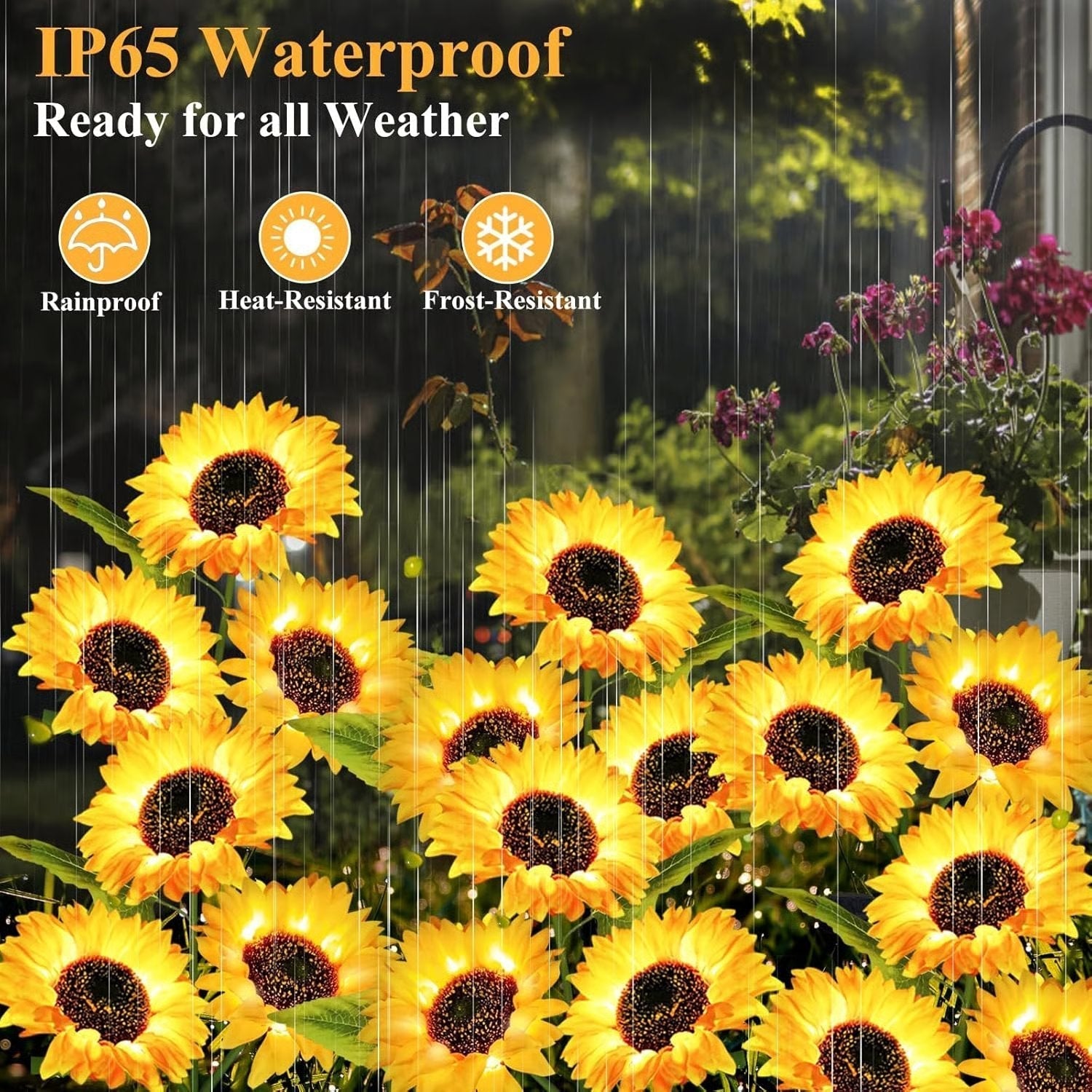🌻Sunflower Solar Powered Lights for Garden