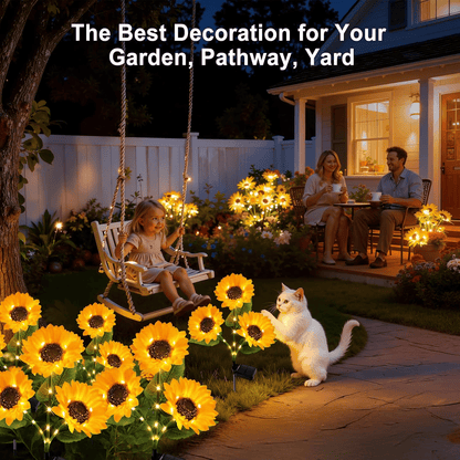 🌻Sunflower Solar Powered Lights for Garden