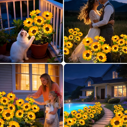 🌻Sunflower Solar Powered Lights for Garden