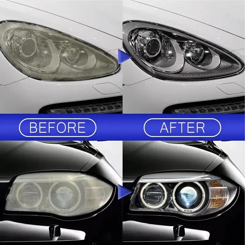 Headlight Restoration Fluid Kit for Cars