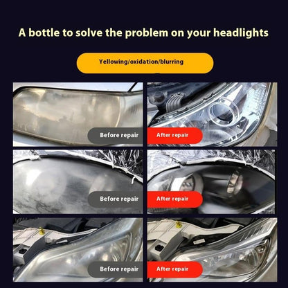 Headlight Restoration Fluid Kit for Cars