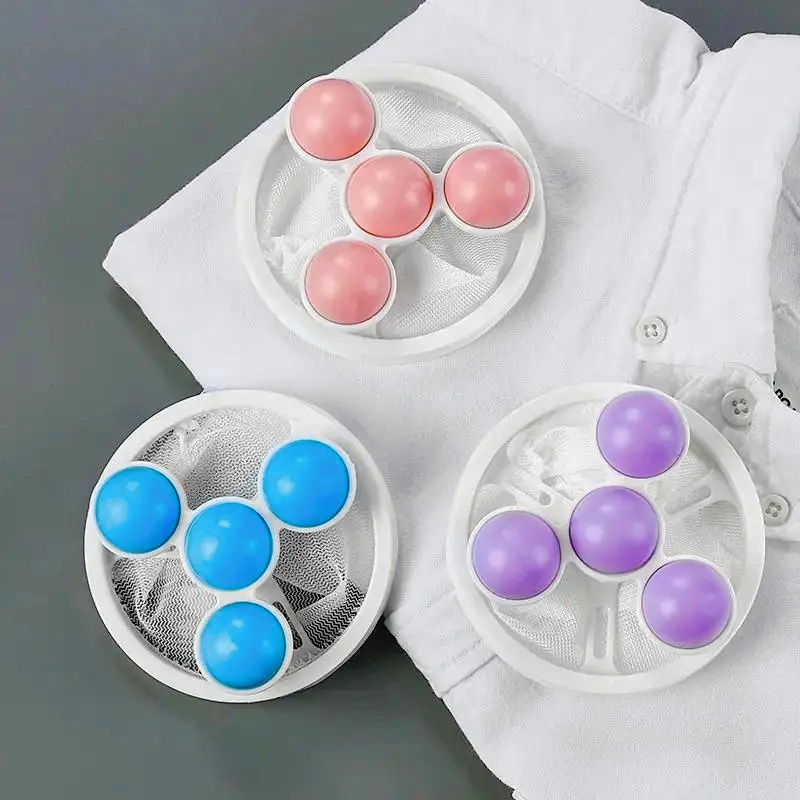 Washing machine filter bag hair remover