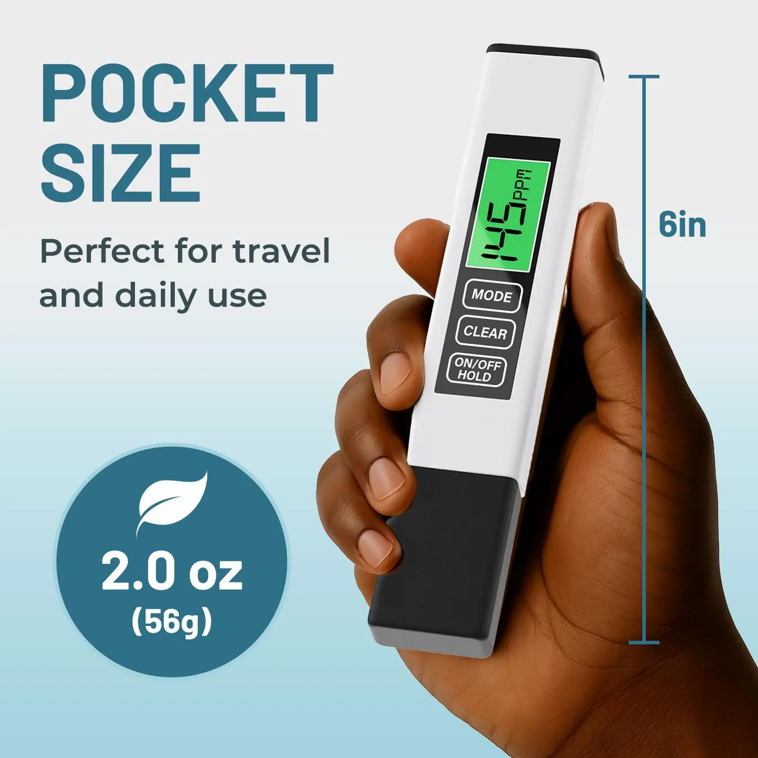 4-in-1 TDS Meter – Digital Water Tester for Drinking Water, Aquariums & Pools