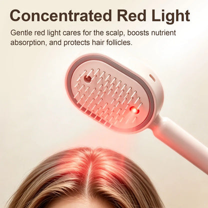 Electric Spray Air Cushion Massage Hair Comb – Anti-Tangle & Essential Oil Mist Brush