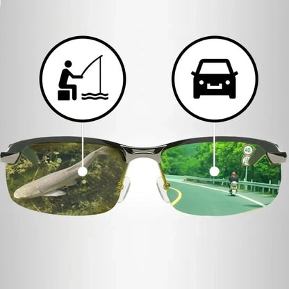 Polarized Fishing Sunglasses – Anti-UV Outdoor Sports Shades with Case