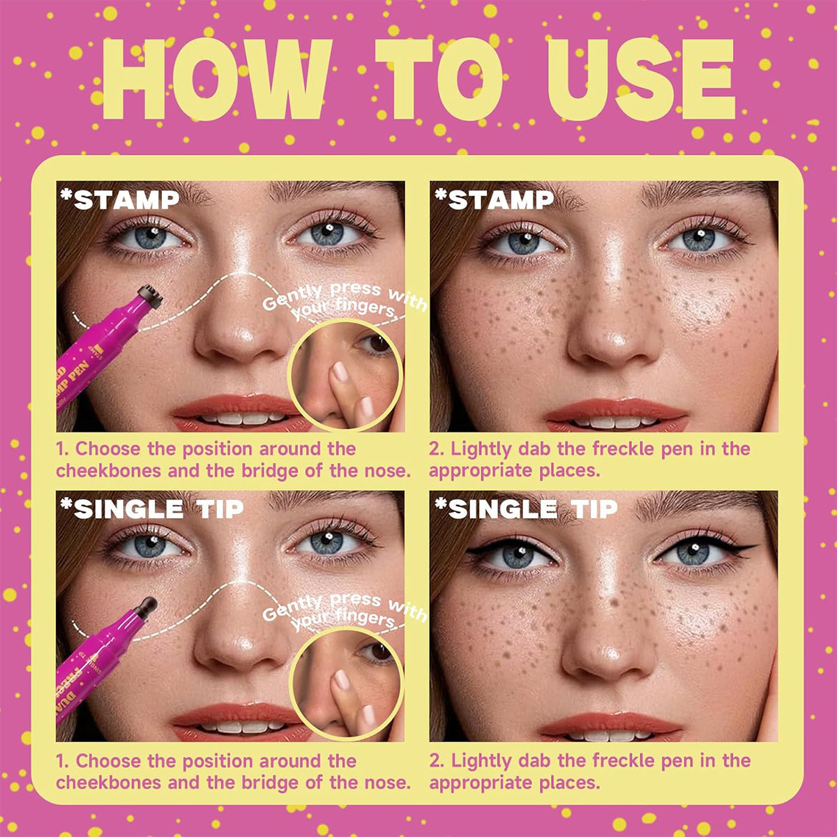 Waterproof Freckle Pen – Natural Fake Freckles Makeup