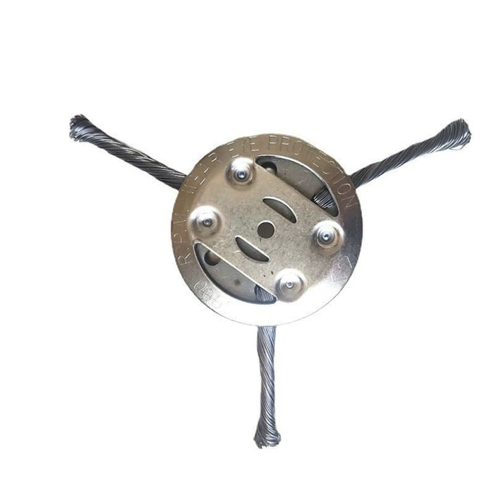 Universal Steel Wire Trimmer Head Replacement-Heavy-Duty Weed Brush Cutter