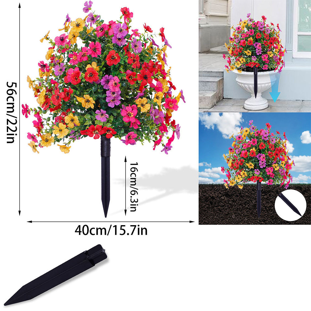 No-Fade Outdoor Hanging Flowers– Effortless Beauty