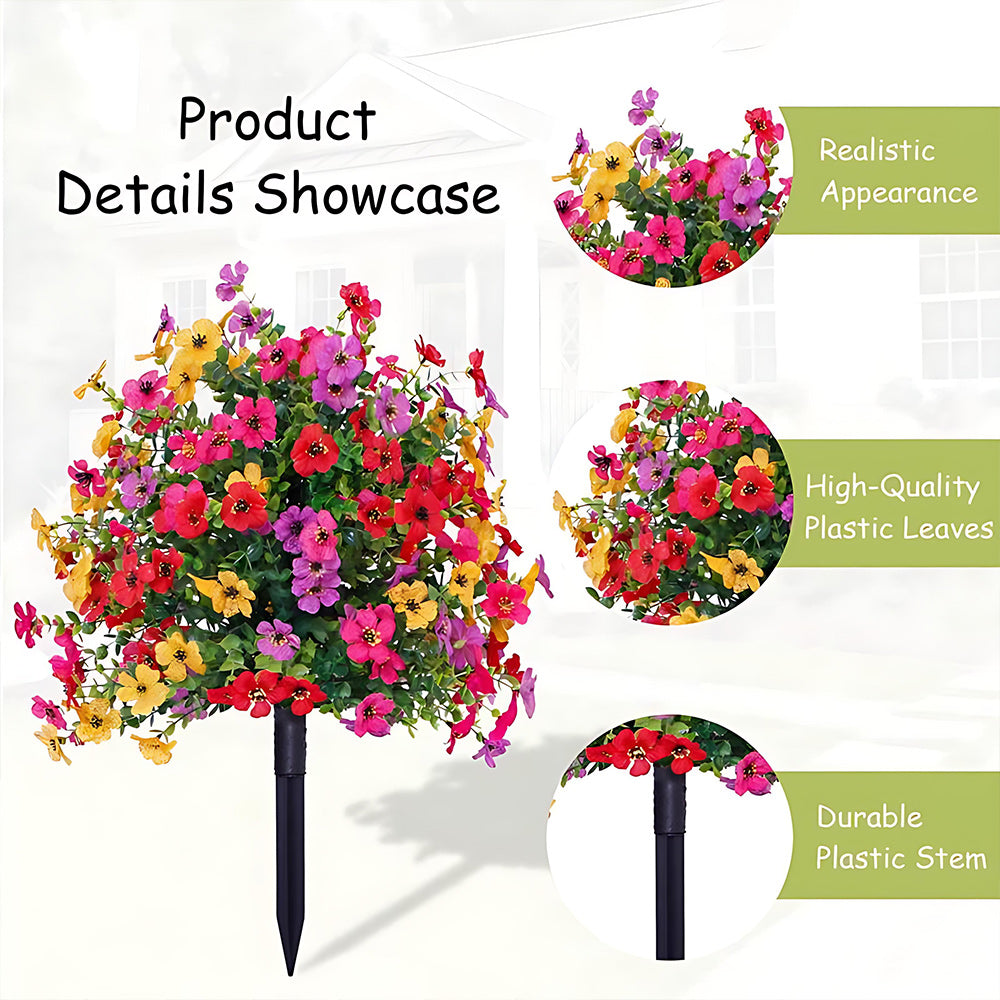 No-Fade Outdoor Hanging Flowers– Effortless Beauty