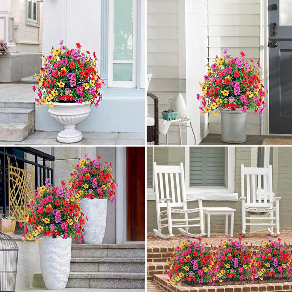 No-Fade Outdoor Hanging Flowers– Effortless Beauty