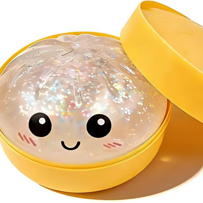 Ultra-Rare Rainbow Smiling Dumpling Squishy
