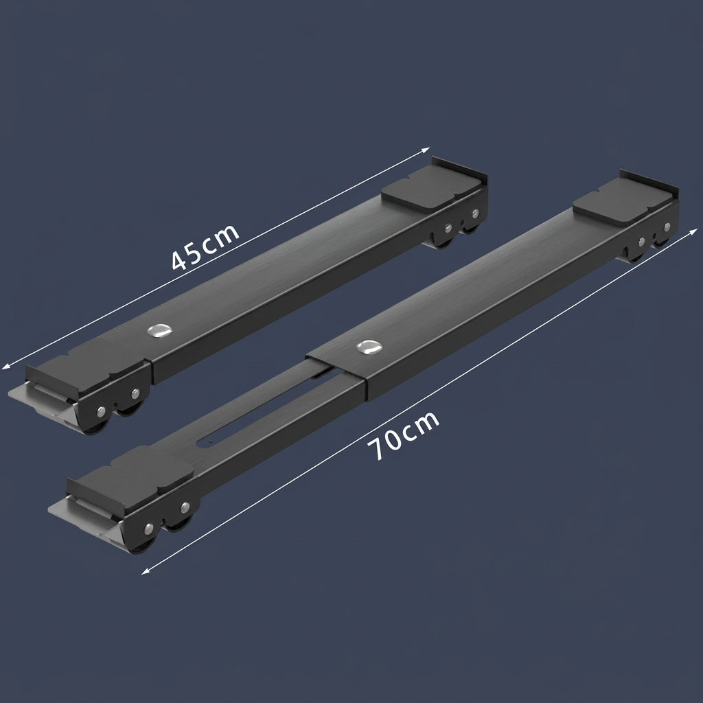 2Pcs Multifunctional Portable Mobile Base Stand