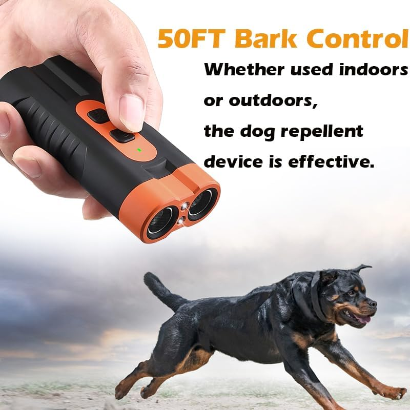 Ultrasonic Dog Bark Control Device – Portable Training Tool for Indoor & Outdoor Use