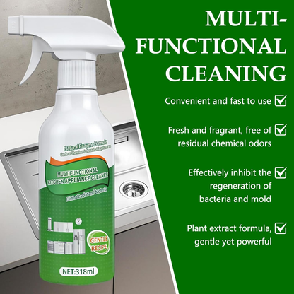 Natural Enzyme Kitchen Spray – Grease & Mold Remover
