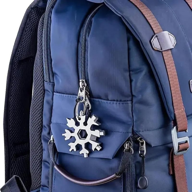 18-in-1 Snowflake Multi-tool Stainless Steel Portable Wrench