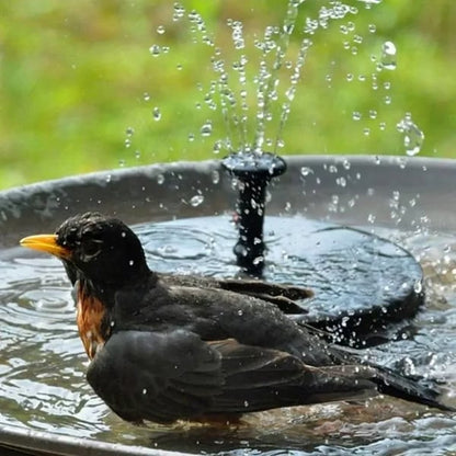 Solar Bird Bath Fountain Pump with 4 Nozzles